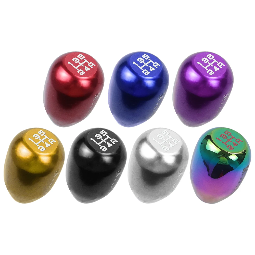 JDM Neo Chrome 5 Speed Manual Gear Shift Knob Shifter Level M10 x 1.5 Aluminum Ball For  Honda Accord Acura Civic FD2 Type-R