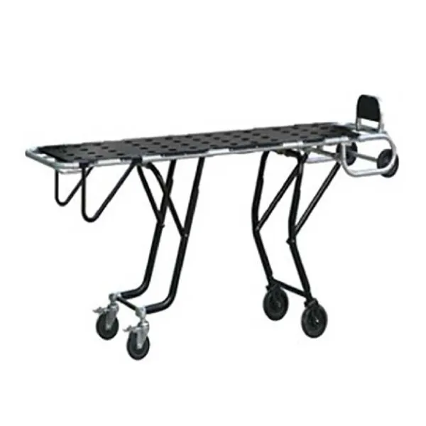 

YSTSC152 Ysenmed Mortuary Folding Stainless Steel Adult Body Transportation Trolley Corpse Cart Dead Body Transport Stretcher