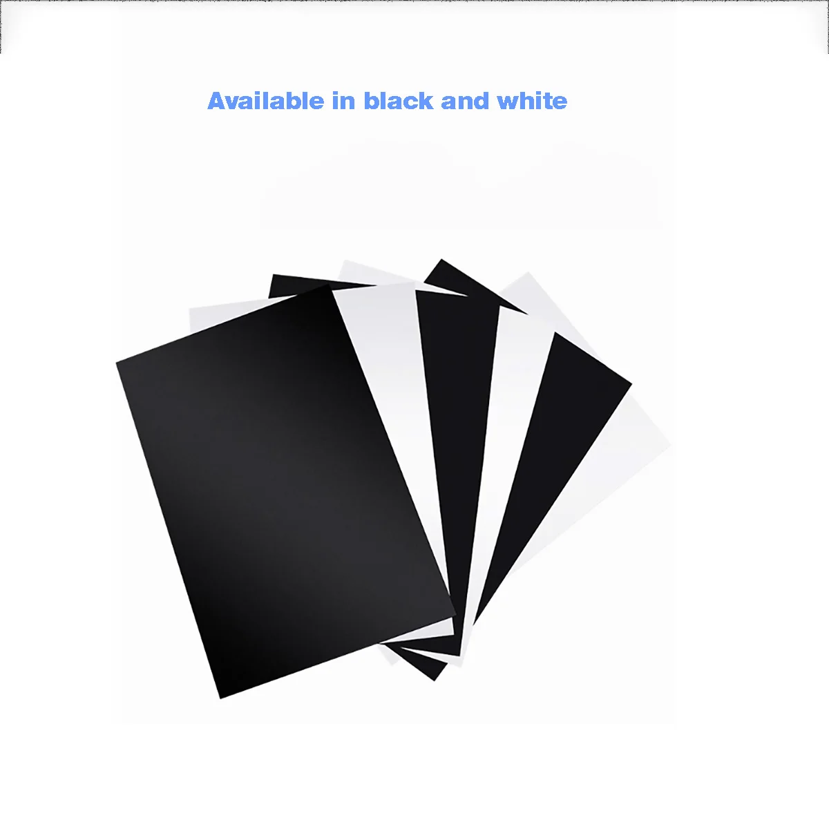 Black And White Pp Frosted Board Plastic Board Processing Custom Thickness 0.3/0.4/0.5/0.6/0.8/1.5/2-3mm