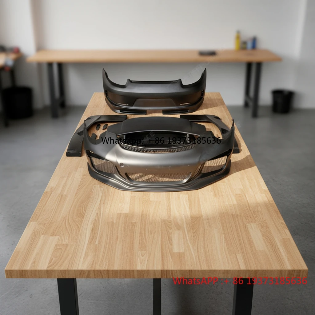 

For Auto Parts Upgrade to GT3 Style Fiberglass Body Kit for Porsche 911 991.1 2012-2016 Front Rear Bumper Spoiler Car Kits