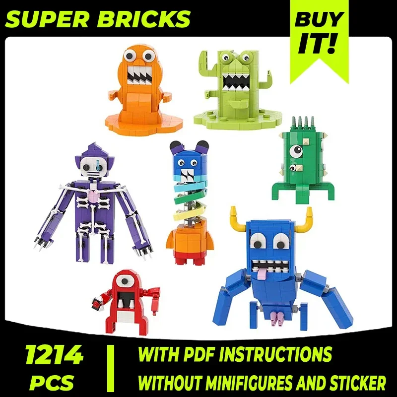 Popular Game Model Moc Building Bricks Horror Kindergarten Technology Modular Blocks Gifts Christmas Toys DIY Sets Assembly