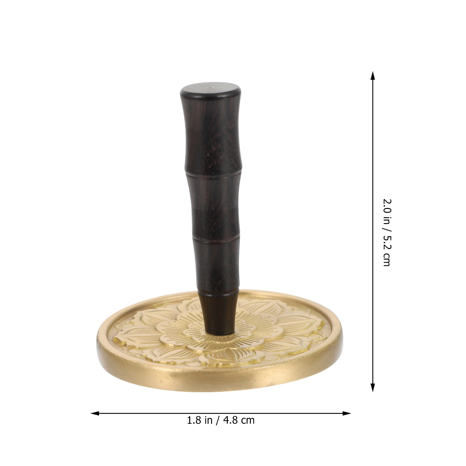 

Lotus Ash Press Home Decor Bronze Incense Stick Pressing Tool Censer Supply Presser