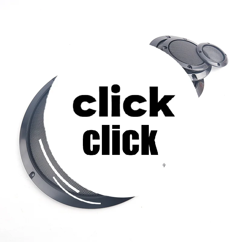 2/3/4/5/6.5/8/10 inch Speaker Net Cover High-grade Car home Mesh Enclosure Speakers Plastic Frame Metal iron wire grilles