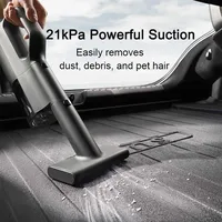 MIJIA Car Vacuum Cleaner 21kPa Suction,2400mAh Battery,Type-C Fast Charg,150mL Dust Cup,For Home Wireless Vacuum Cleaners 3