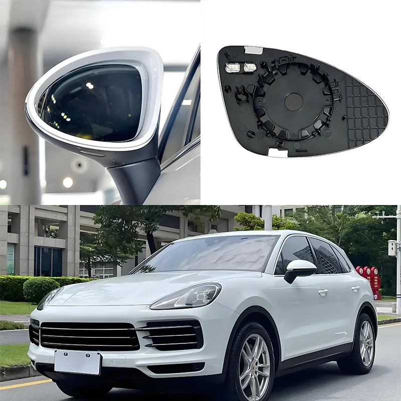 

Car rearview mirrors are suitable for Porsche Cayenne 2015~ 2017. They include heated side mirrors and reflective mirror glass.