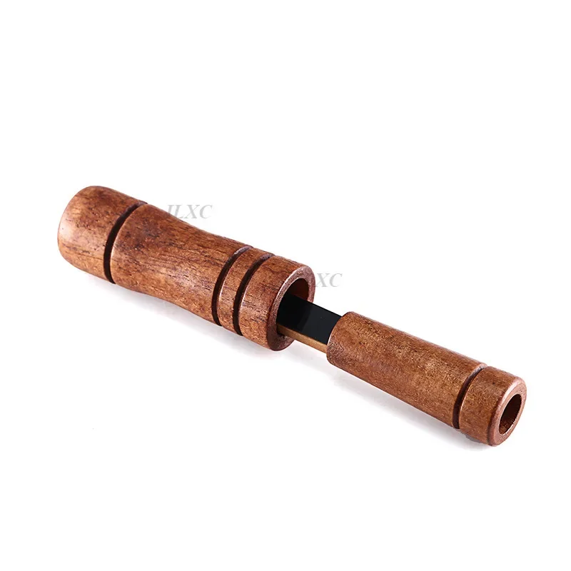 Hunting Duck Call Whistle Decoy Brown Oak Wooden Imitation Sound Whistle