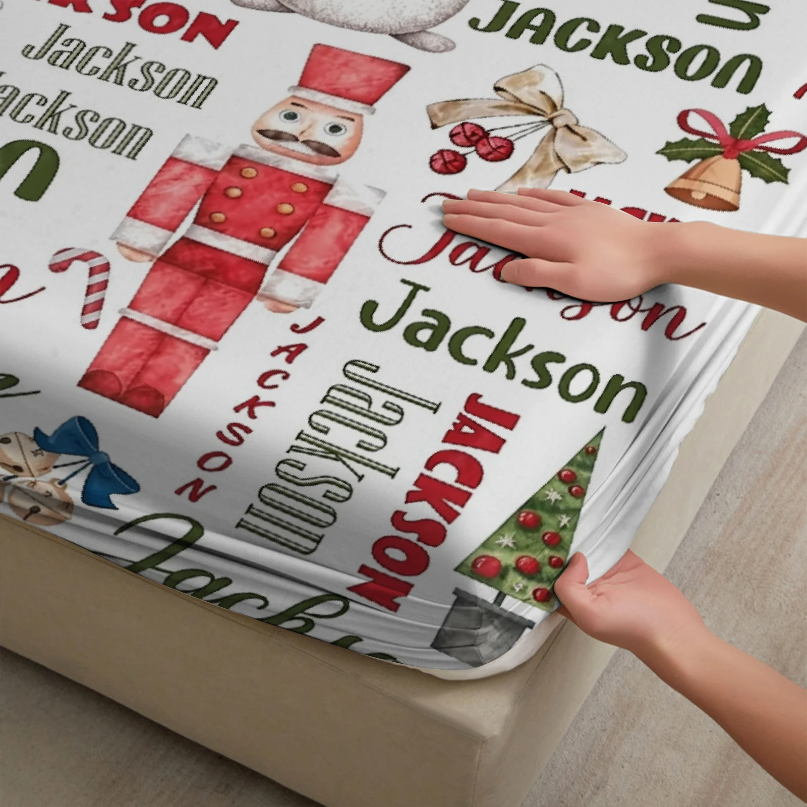 1 sztuka – świąteczna nakładka – Fitted Bed Sheets Deep Pocket recenzja i cena
