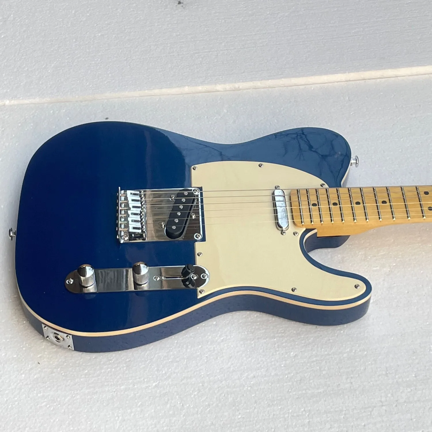 New Arrival!!!!!! Dark Blue Ultra Tele Electric Guitar, Solid Mahogany Body ,Maple Fretboard,