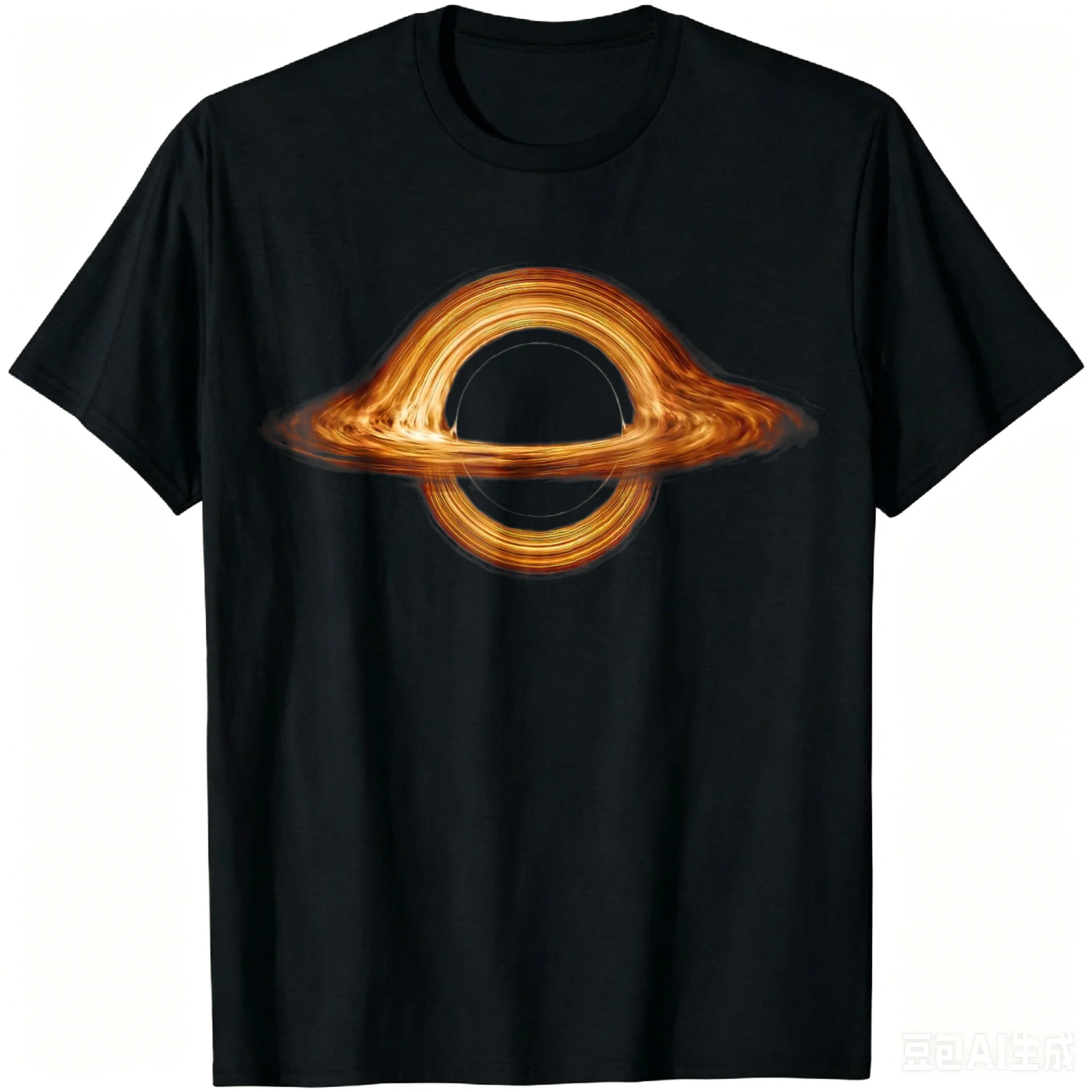 Black Hole Accretion Disk Astrophysics Physics Concept T-Shirt Unisex Summer Streetwear Tops Camiseta Hombre Harajuku