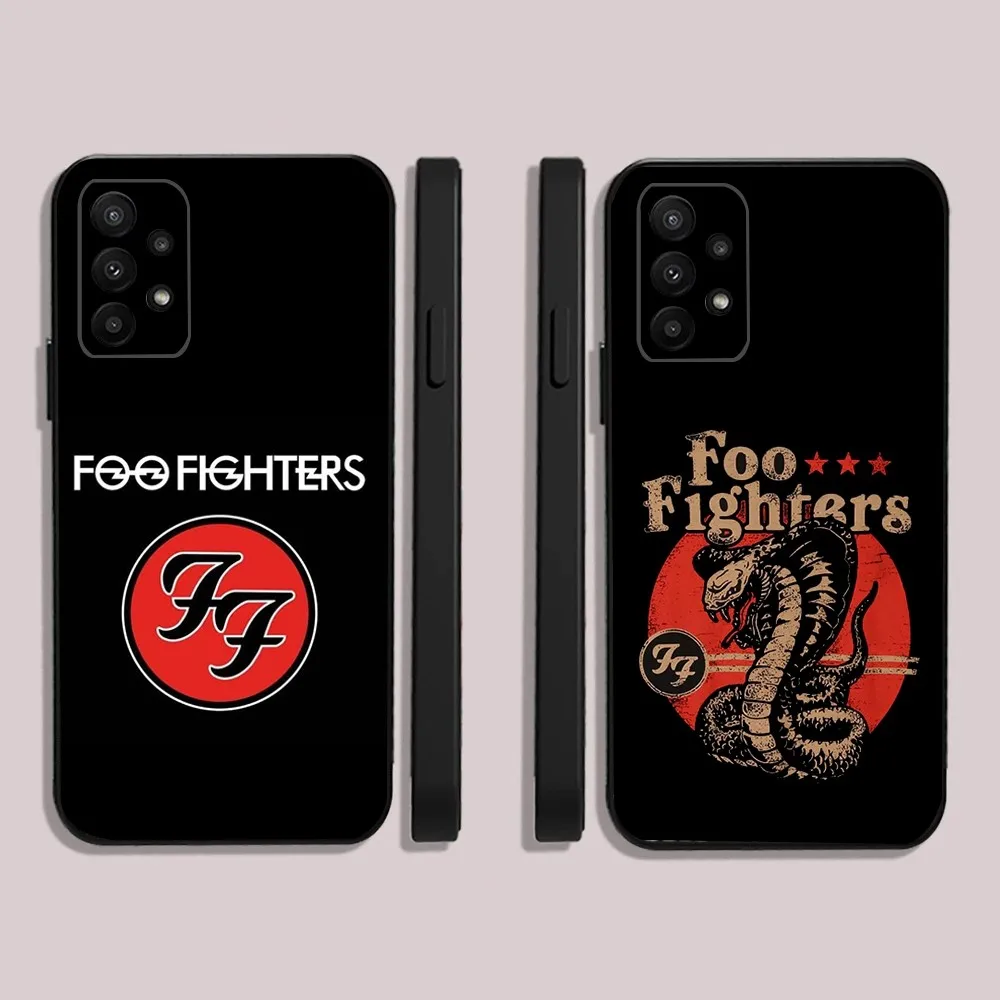 F-Foo Band F-FightersS Phone Case For Samsung S24,23,22,30,21,10,9,Ultra,Plus,Lite,FE,5G Black Soft Case