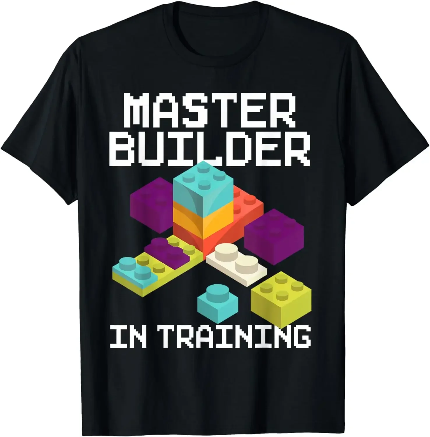 Tops  Shirts for Women  Vintage  Camisetas  Ropa De Mujer Master Builder Bricks Blocks Play Toys T-Shirt  Graphic T Shirts