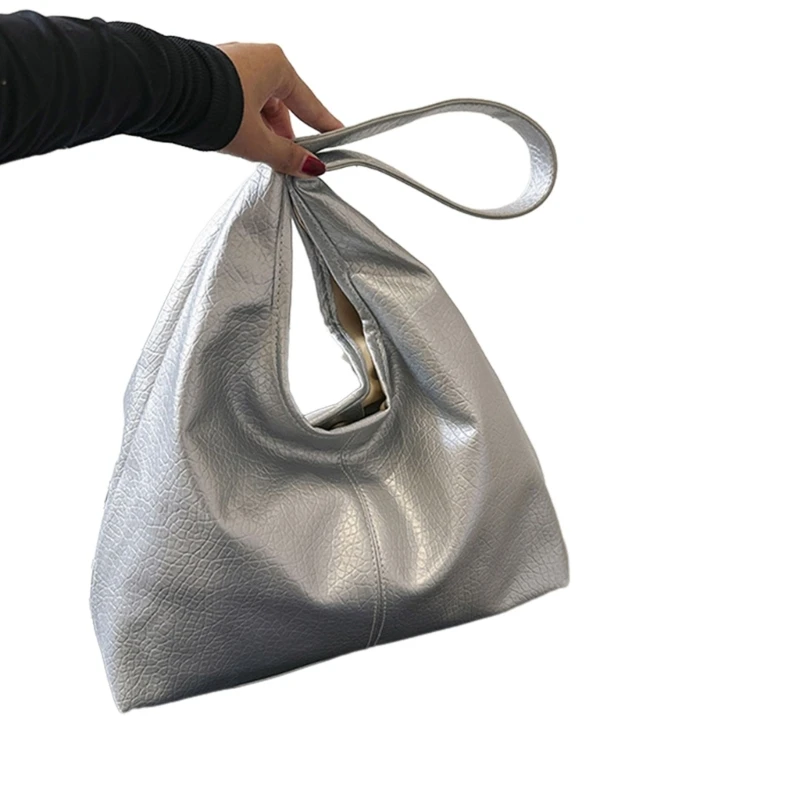 Bolsa ombro moderna PU Bolsa elegante casual para faculdade viagens