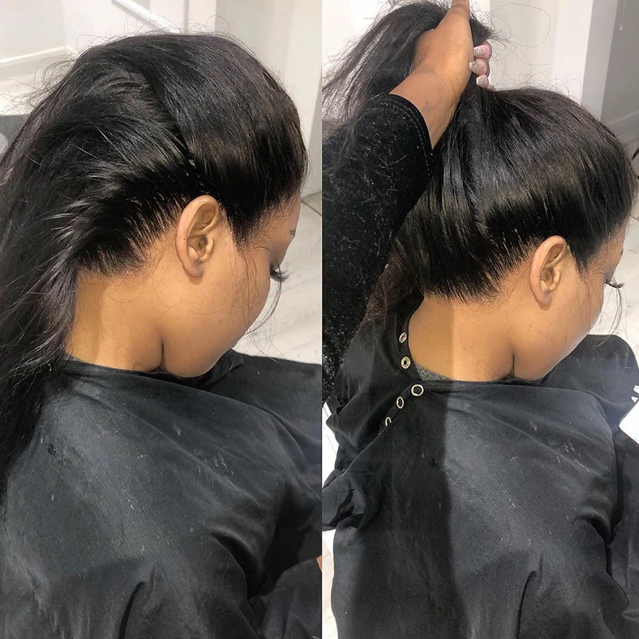 Body Wave Lace Front Wigs Human Hair 180 Density Glueless Pre Bleached Knots 13x4 13x6 360 Transparent Lace 18 36 42 Inch Soft