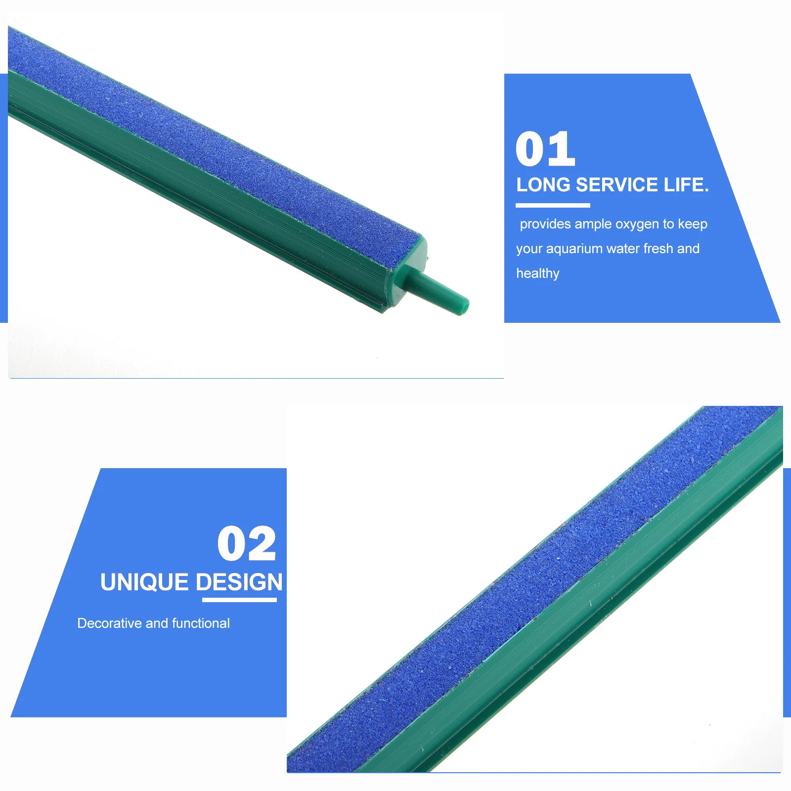 Aquarium Air Stone Small Single Port Bubbler for Fish Tank Oxygen Bubbler Aeration Stone Diffuser for Healthy Water Circulation