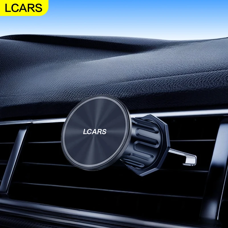 Suporte Magnético Universal para Celular de Carro com Ventilação e Ímã Forte, Acessório de Interior para Veículos
