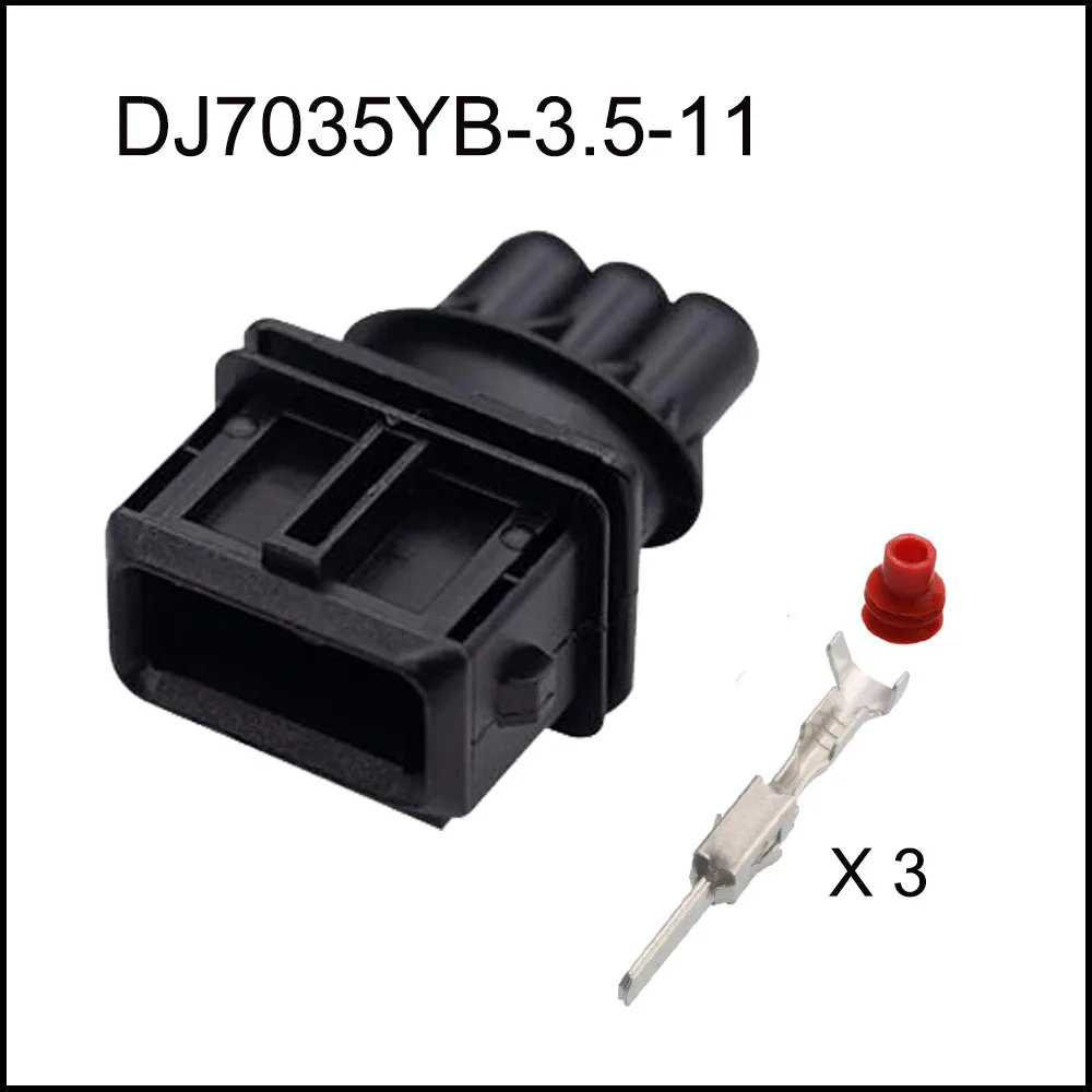 Imagem -04 - Conector de Cabo Impermeável Automático Plugue Automotivo Soquete Masculino Família Terminal Selado Pinos 100conjunto 1j0973723