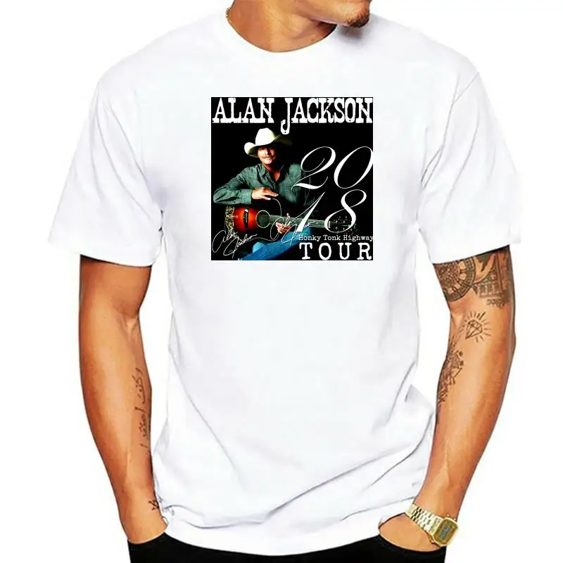 Alan Jackson Honky Tonk Highway Tour Dates 2024 Black T Shirt