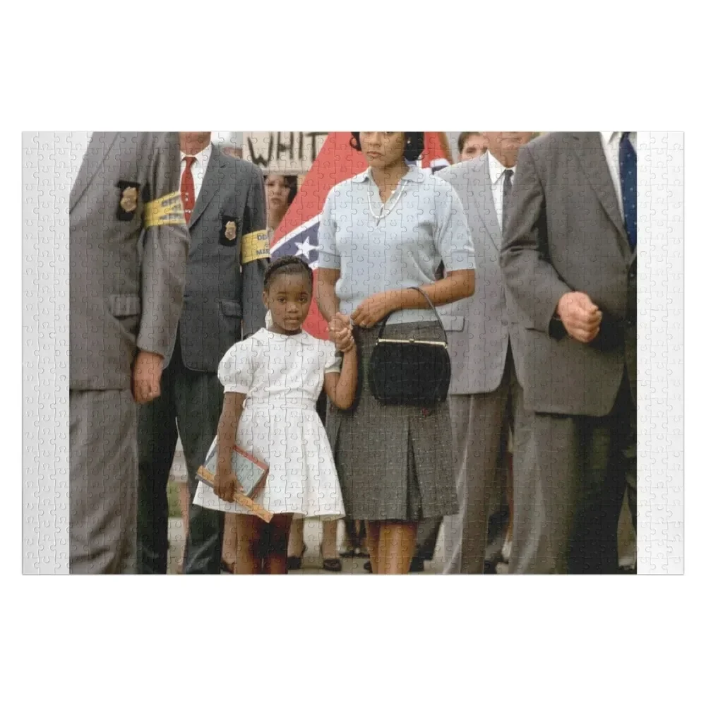 

ruby bridges Poster Jigsaw Puzzle Personalized Photo Gift Custom Child Puzzle