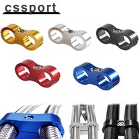 Universal AN4 AN6 AN8 AN10 Billet Oil Fuel Water Hose Tube Seprator Divider Clamp aluminum line separator Kit
