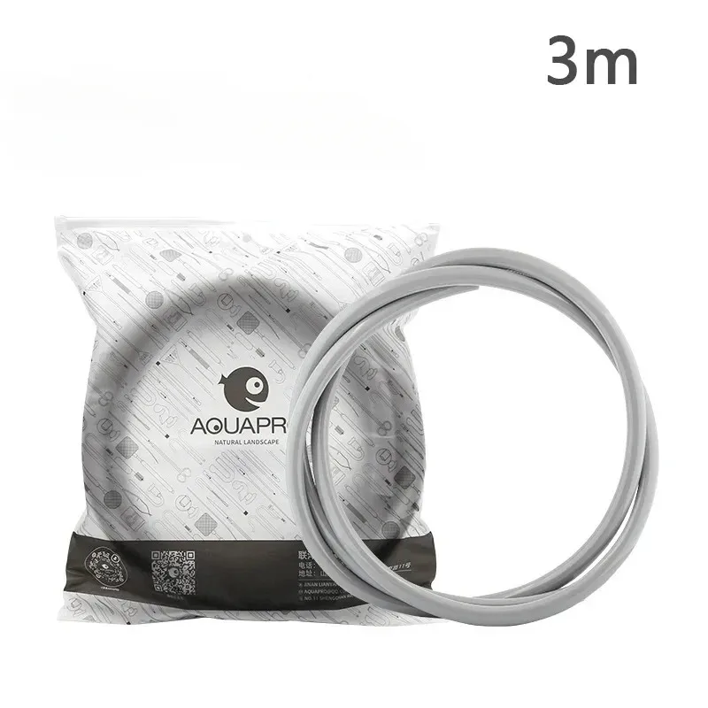 

AQUAPRO Aquarium PVC Water Pipe Corrosion Resistant Fish Tank Water Pump Filter Bucket Soft Pipe 3m White Gery Pipe aquario