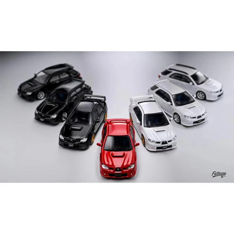 Furuya 1:64 Impreza WRX Hawkeye Sedan Wagon Diecast Diorama Car Model Collection Toys