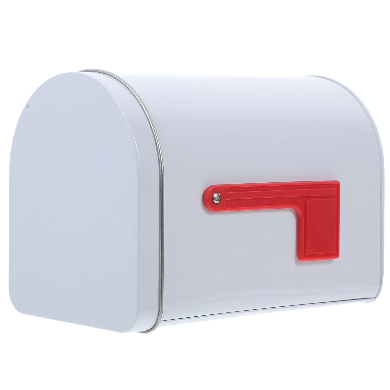 

Gift Mailbox Kids Toy Tinplate with Post Dollhouse Extra Large Mailboxes for outside Farmhouse Double