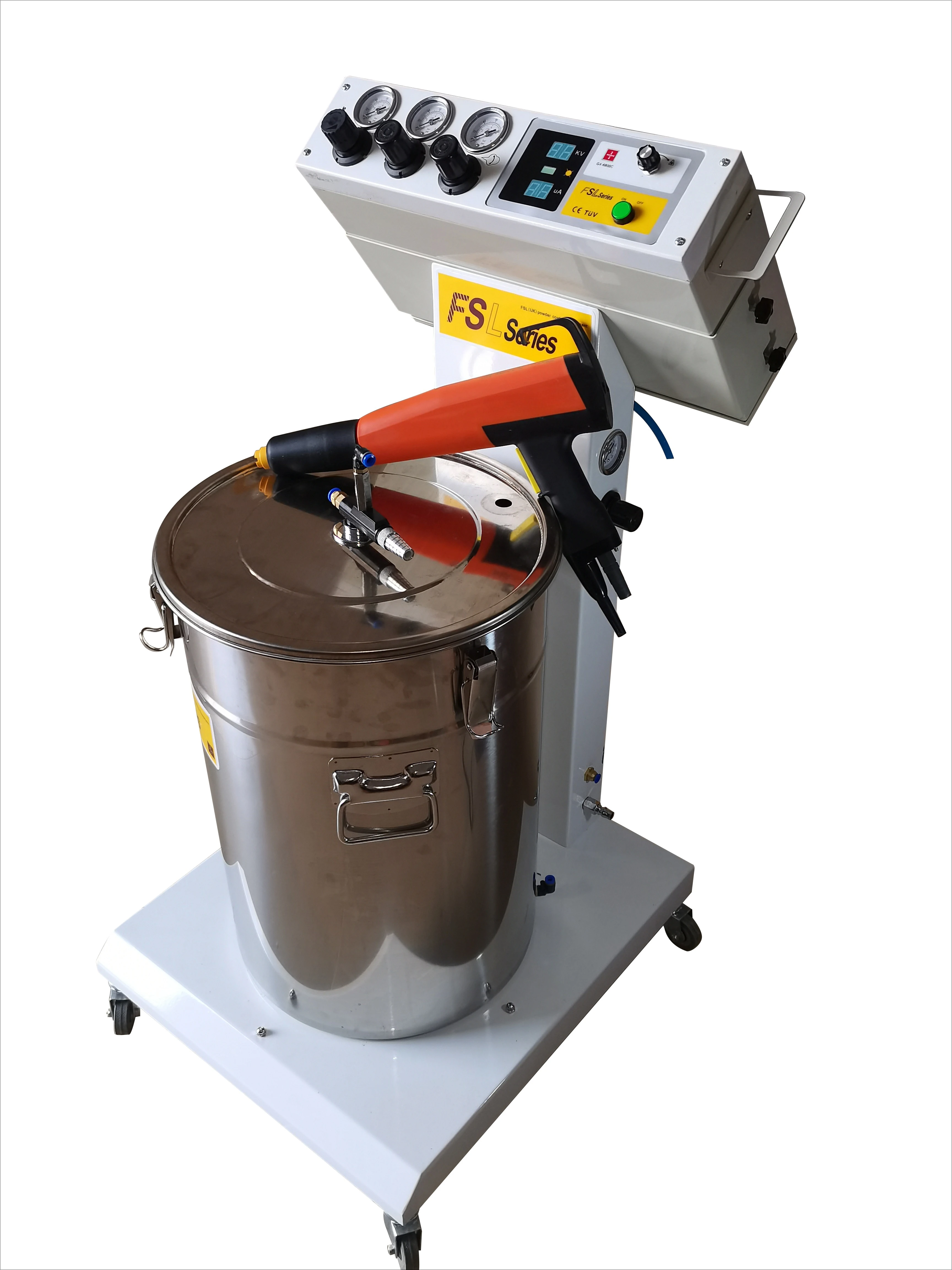 Electrostatic Spray Gun, Easy Operate Painting Machine, Wet Paint Sprayer, Powder Coating Equipment, 2 in 1 Function