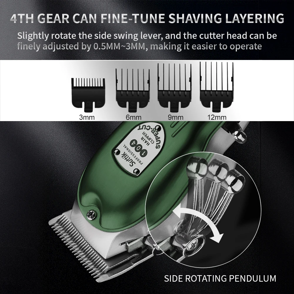 Rechargeable Professional All Metal Pet Hair Clipper/Trimmer 5