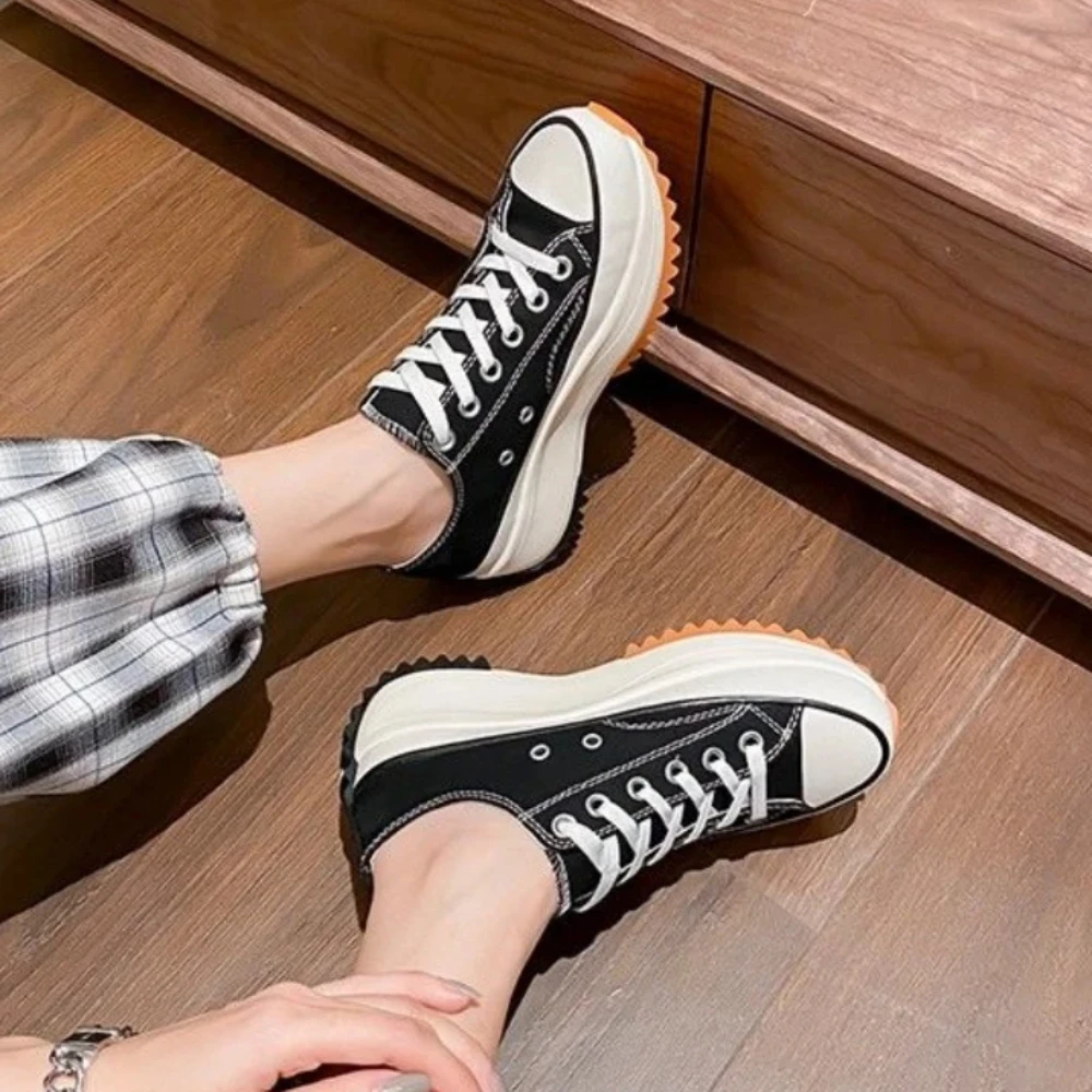 Sneaker Shoes for Women Summer New Platform Canvas Shoes Fashion Woman Sport Casual Vulcanized Shoes Female Chaussure Femme