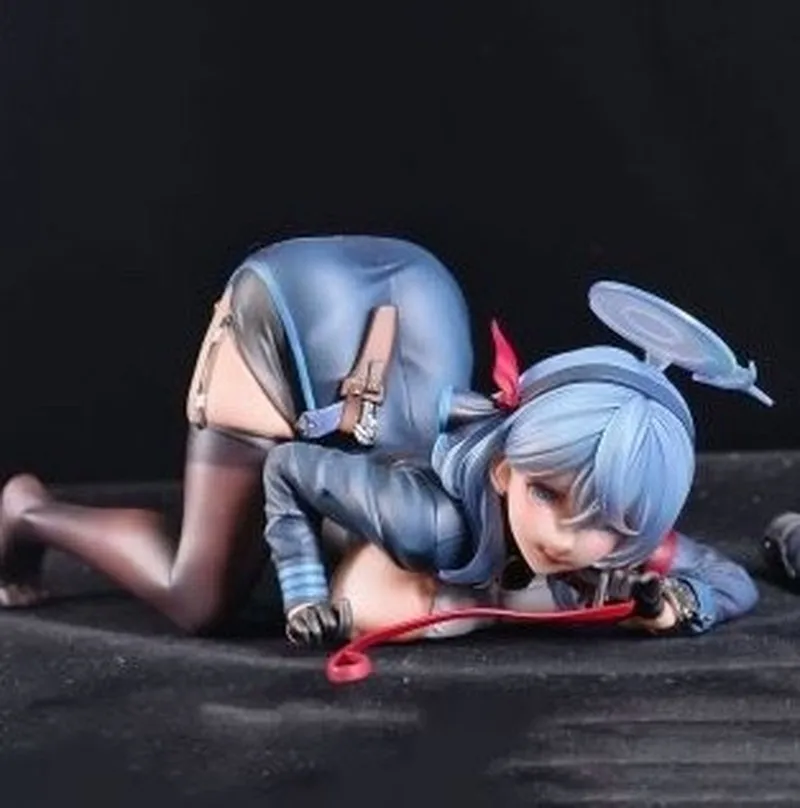 16cm arquivo azul amau ako ver menina figura pvc ação brinquedo estátua coleção anime modelo adulto boneca presente