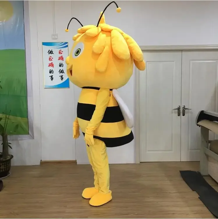 Christmas Character Maya Bee Mascot Costume Adult Cartoon Character Outfit Suit World Exposition Department Store