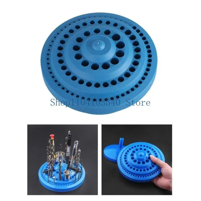 02DC Drill Bit and Milling Cutter Holder Case, Waterproof and Shockproof Storage Case for Tool
