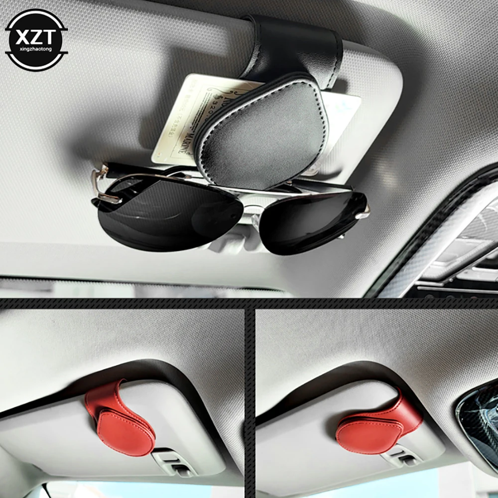 Car Sun Visor Glasses Holder,Automobiles Parts Frame Auto Fastener Clip Glasses Ticket Document Holder Accessories