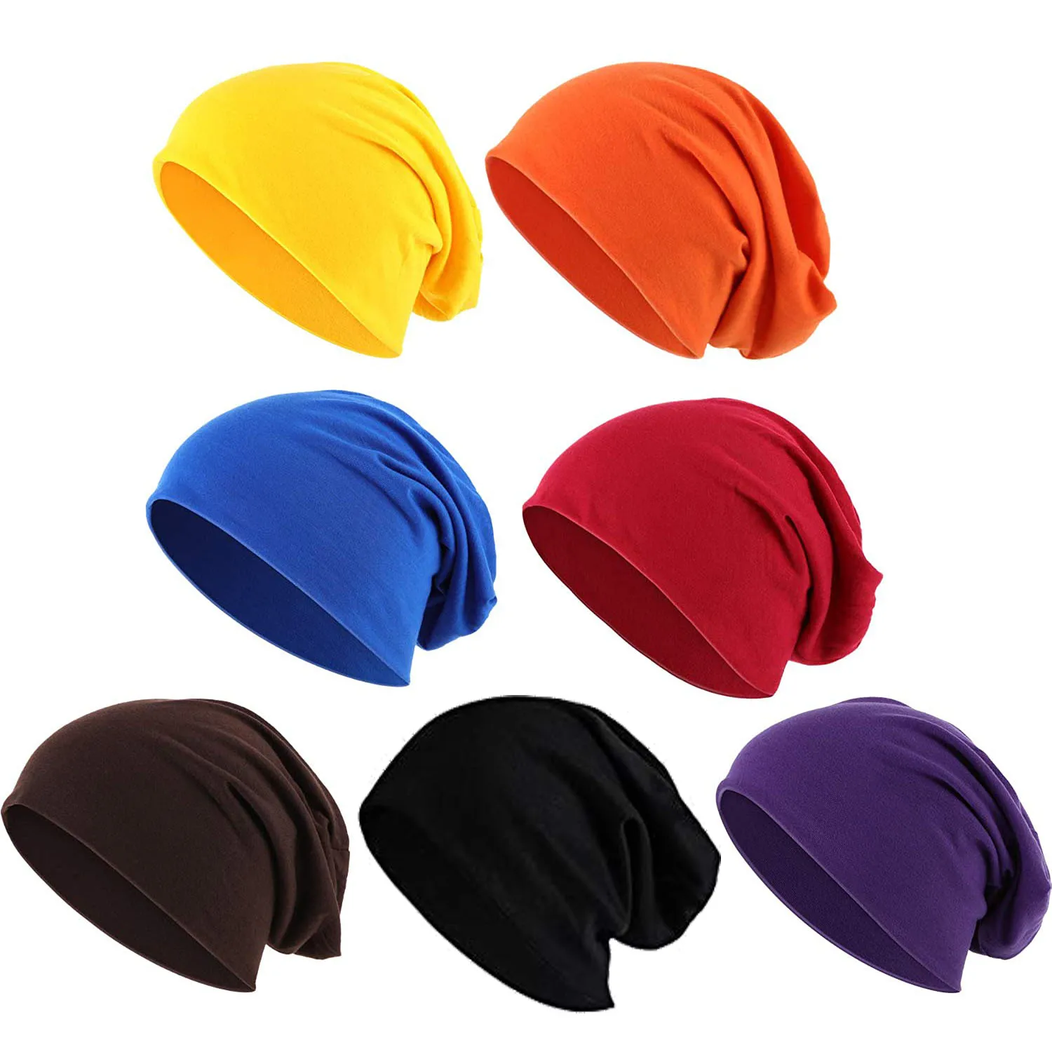 Cotton Slouchy Hat Spring Summer breathable Hat Warm Windproof Beanie Hip-Hop Hats Ski Baggy Beanies Skullies Unisex Men Women