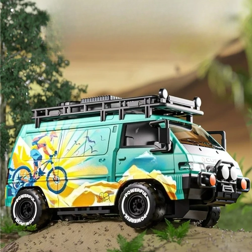 RC 4WD Offroad-Ferngesteuertes Auto mit Hoher Geschwindigkeit ​ ​ Drift-Stunt Ferngesteuerter Van Ferngesteuertes Spielzeugauto Simulationsmodell
