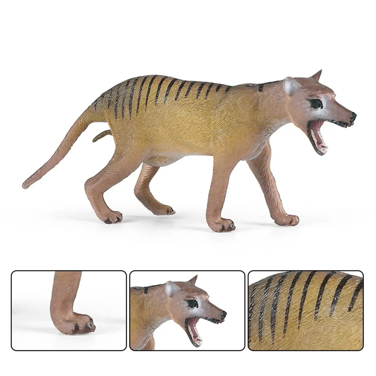 

Mini Thylacine Figurines Model Home Decor Realistic Detailed Action Figures