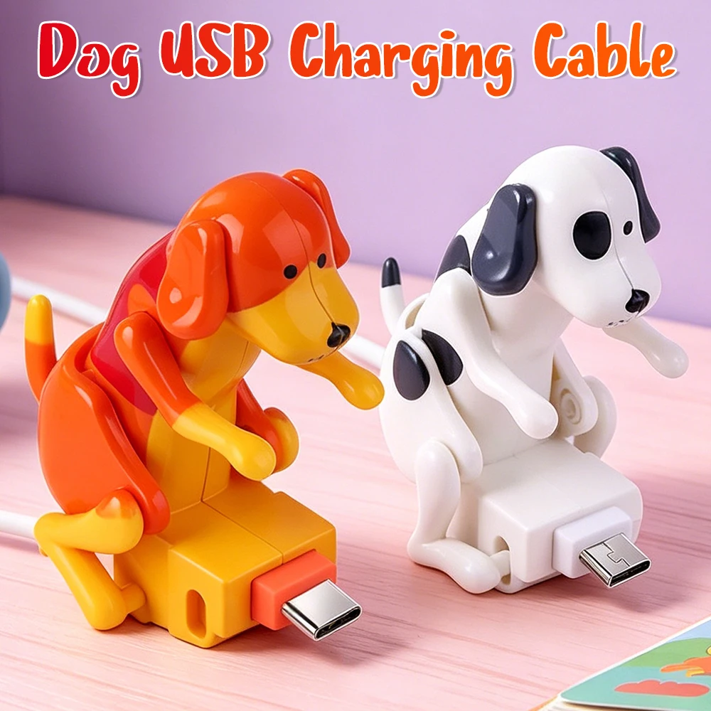 Hunde-Ladekabel USB-C-Kabel Ladegerät USB-Datenübertragung Mini-Hunde-Typ-C-Kabel Welpen-Ladekabel für Mobiltelefone ﻿