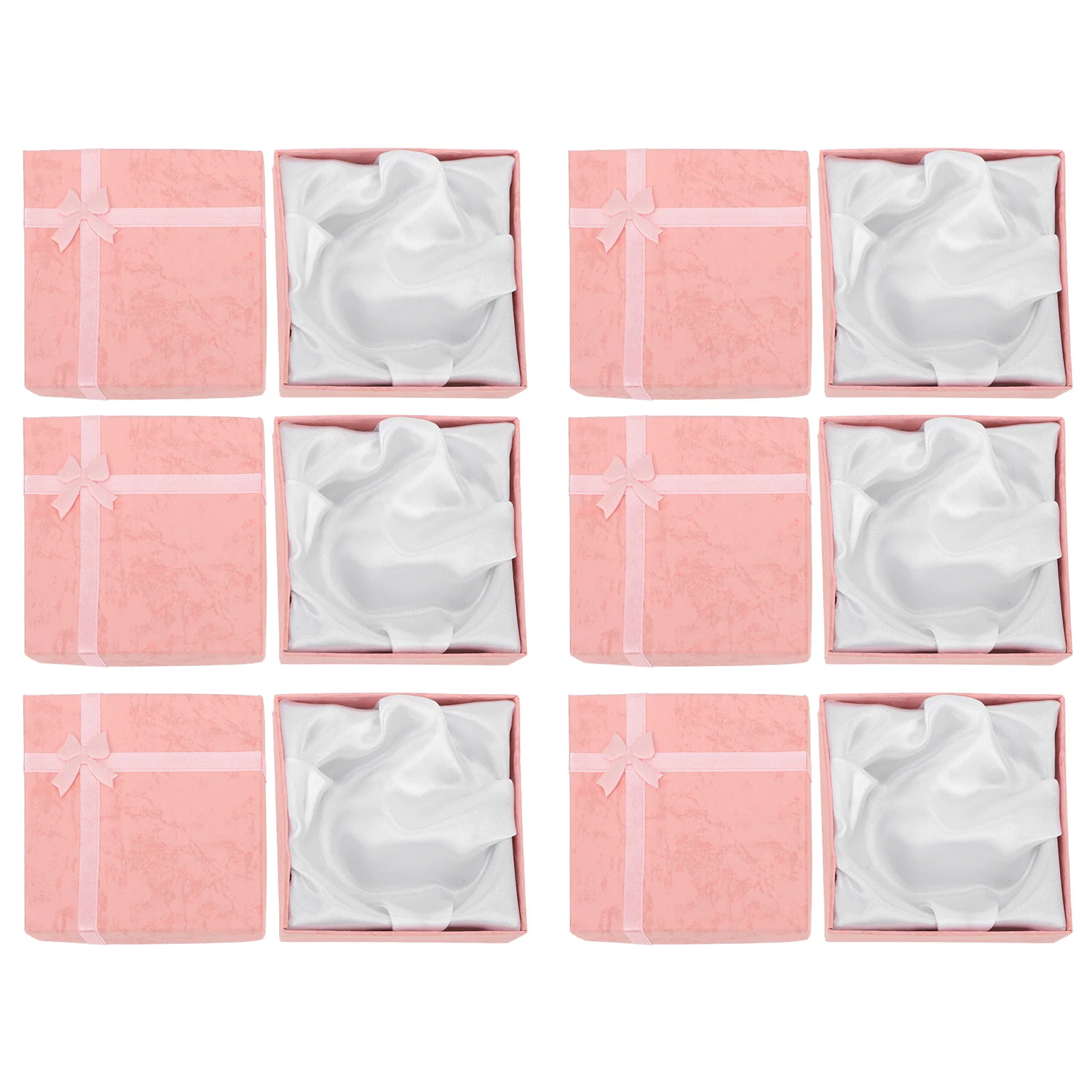 

6pcs Bracelet Box Jewelry Storage Box Vintage Style Compact With Sealing Lid Scratch-Resistant Organizer For Watch Chain Gift