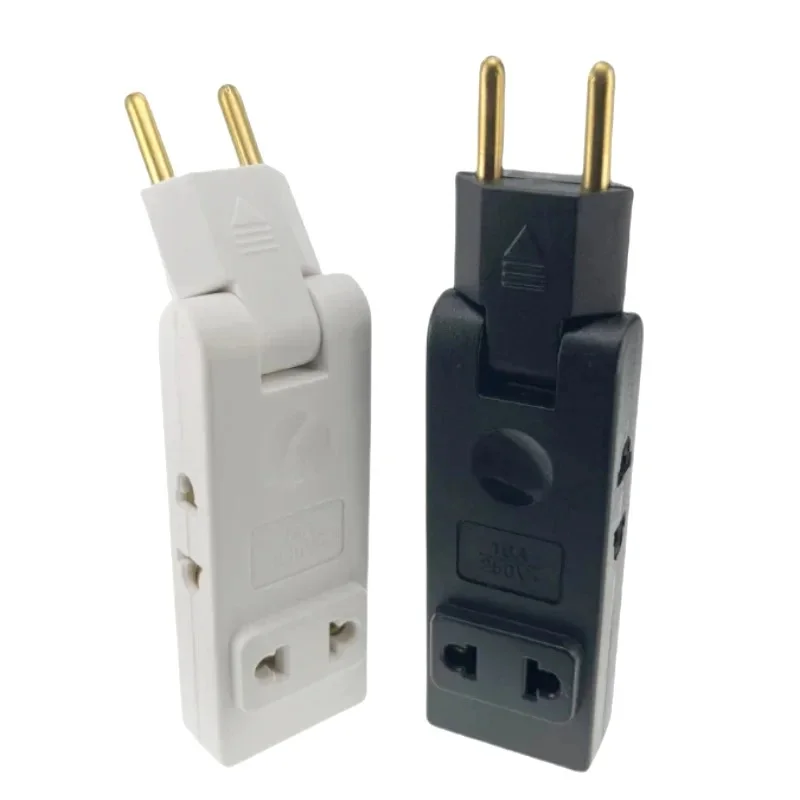 Conversor de Energia 4 em 1 para Viagem na UE, 180 ° Adaptador de Tomada de Parede Rotativo Portátil com Extensão