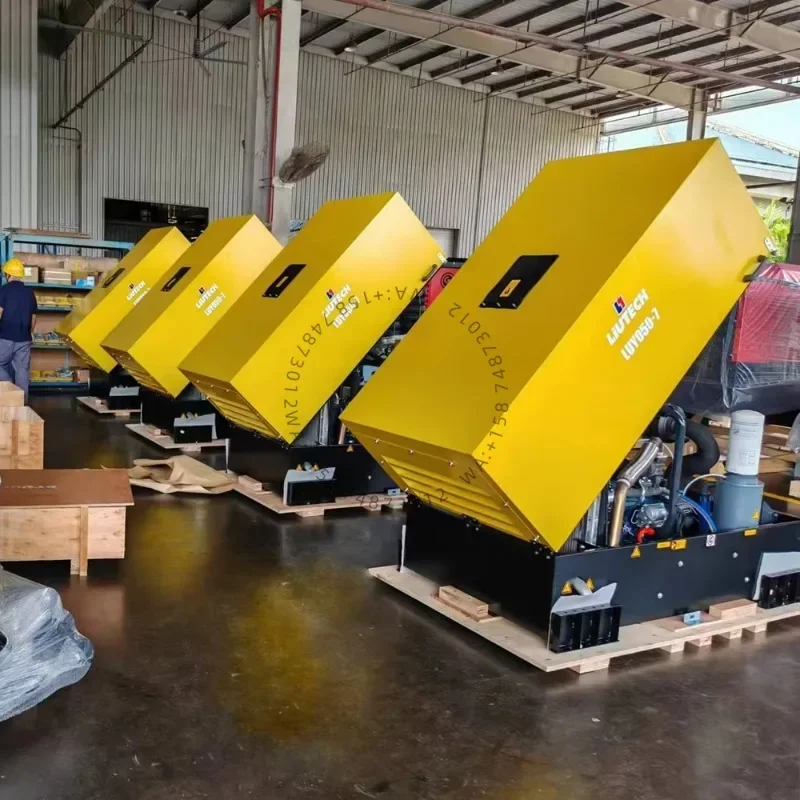 High Performance Compresor Liutech LUY 050-7	screw air Compressors 185 Cfm 7 bar air Compressor Screw for Sandblasting