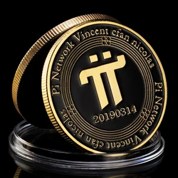 Pi Network Vincent Cfan Nicolas Collectible Silver Gold Plated Souvenir gift Crypto Coin Commemorative Coin