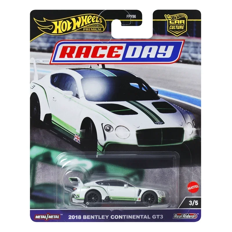 Genuine Hot Wheels Premium Car Culture Race Day 1:64 Boys Toys BMW Nissan Bentley Corvette Porsche Model Vehicle Bithrday Gift