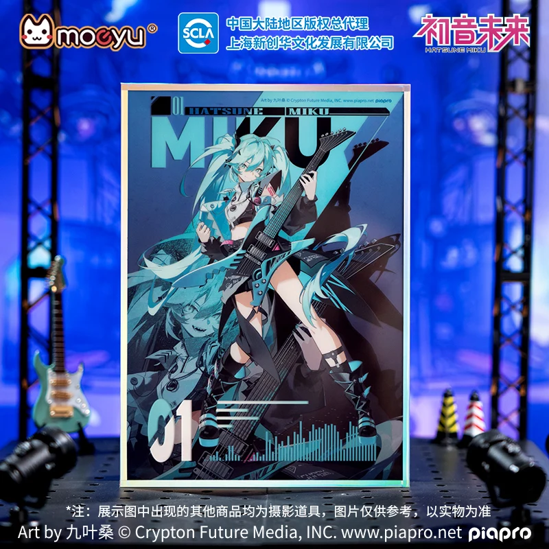 Moeyu Vocaloid Hatsune Miku Passionate Rave Acryl Malerei Pad Farbe Poster Board Anime Figur Pad