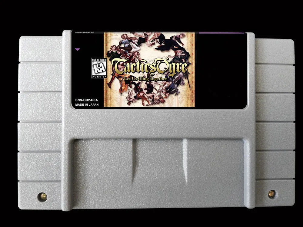 

16Bit Games ** Tactics Ogre Let Us Cling Together ( USA version English translation!! )