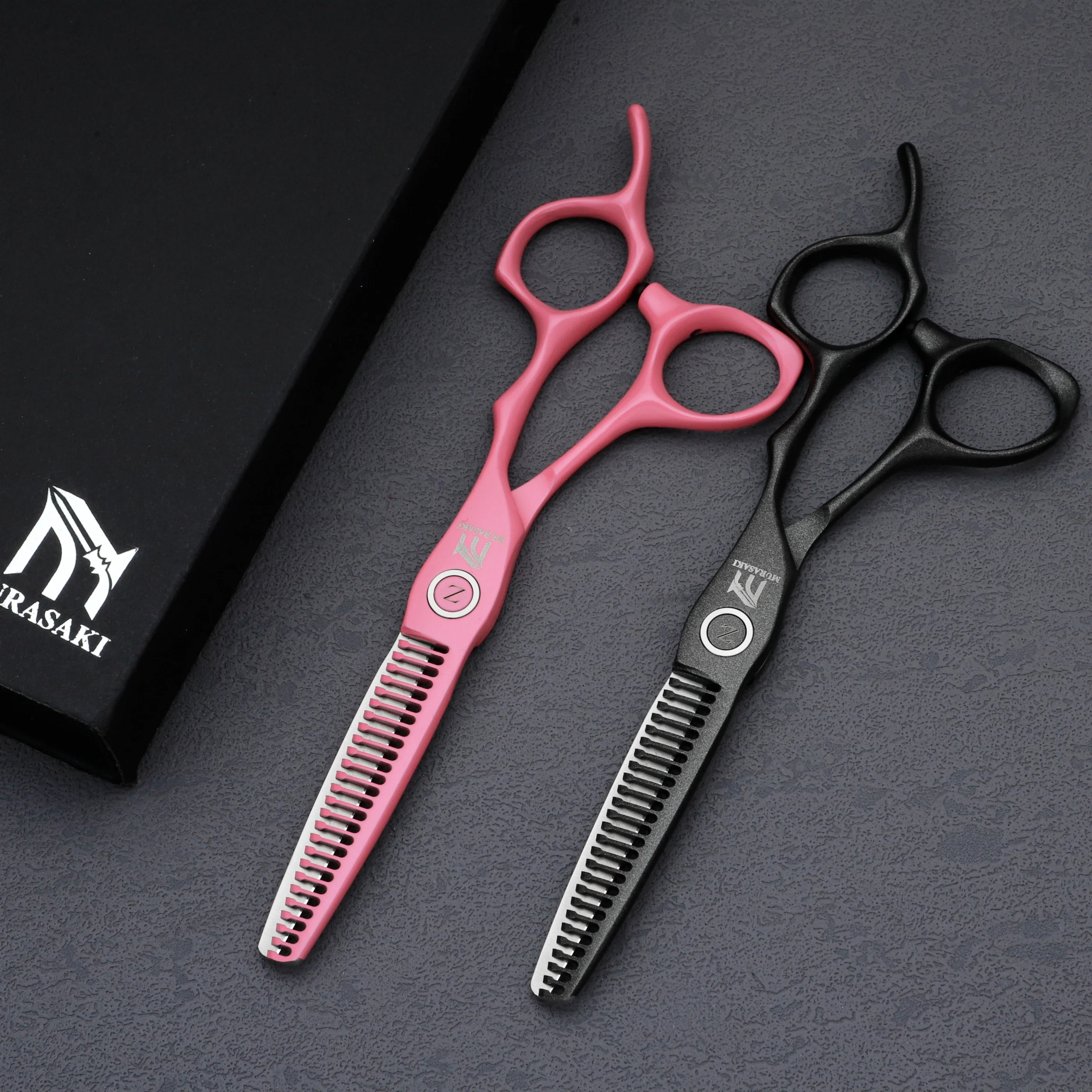 

Professional barber scissors，Japanese VG10 steel hair Thinning shears,Set of 6 inch Hair cutting machine，High-end barber tools