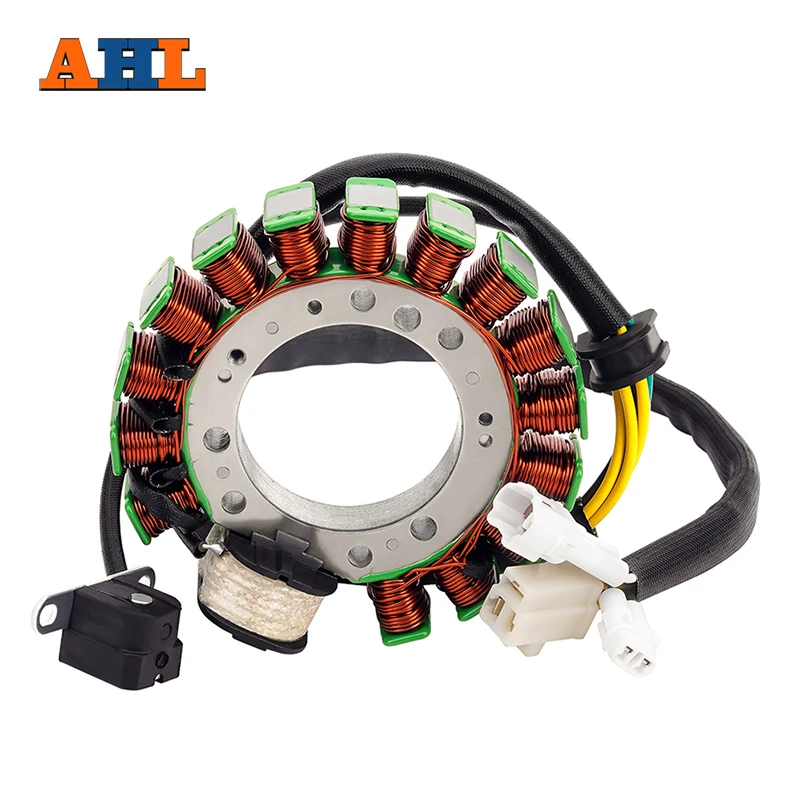 AHL Motorcycle Generator Stator Coil Assembly Kit For Yamaha YFM350X YFM350 WARRIOR YFM350U Big Bear YFM350FW YFM350ER YFM400FW