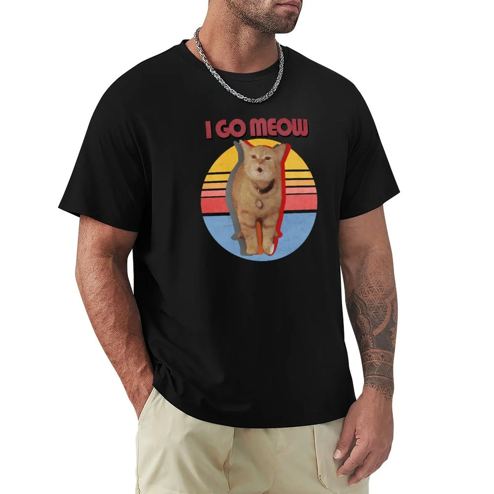 

I Go Meow - Cat Meme Vintage T-Shirt customs design your own cheap stuff men t shirt