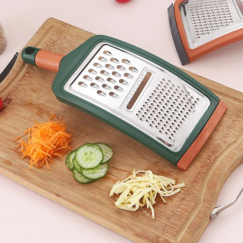 Stainless steel grater three-in-one potato radish sliced shredded multi-functional planer household kitchen gadgets