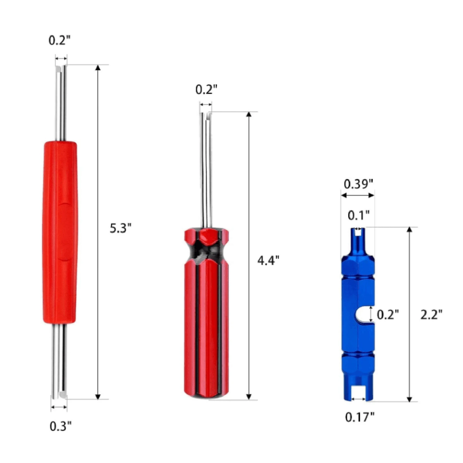 44PCS Tire Valve Stem Removal Tool Kit