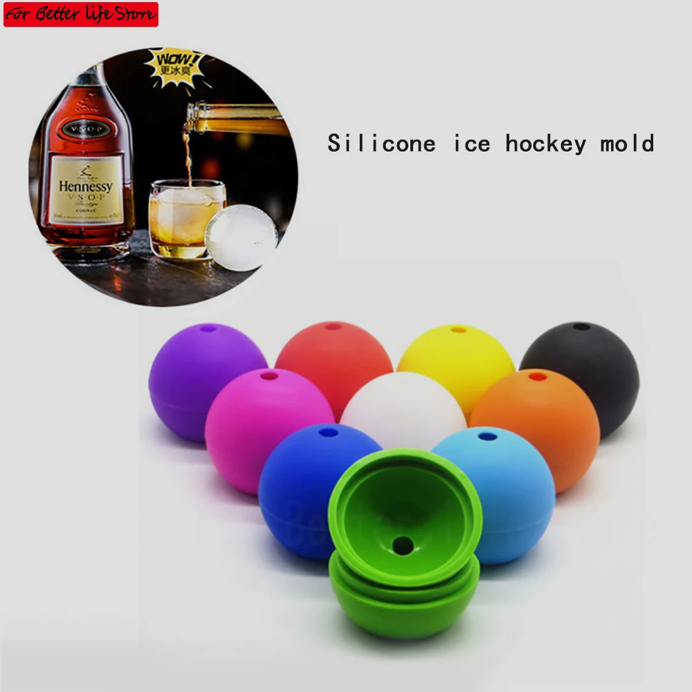 

1 piece Wars Death Star Football Silicone Round Ice Cube Mold Tray Desert Sphere Mould DIY Ice Tray Cream Cake Tool Ball Mold